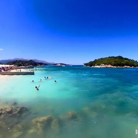 Lejlighed Caca -5 Min Walk To The Beach, Free Parking & Balcony In Ksamil